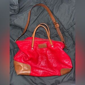 Kate Spade red leather bag